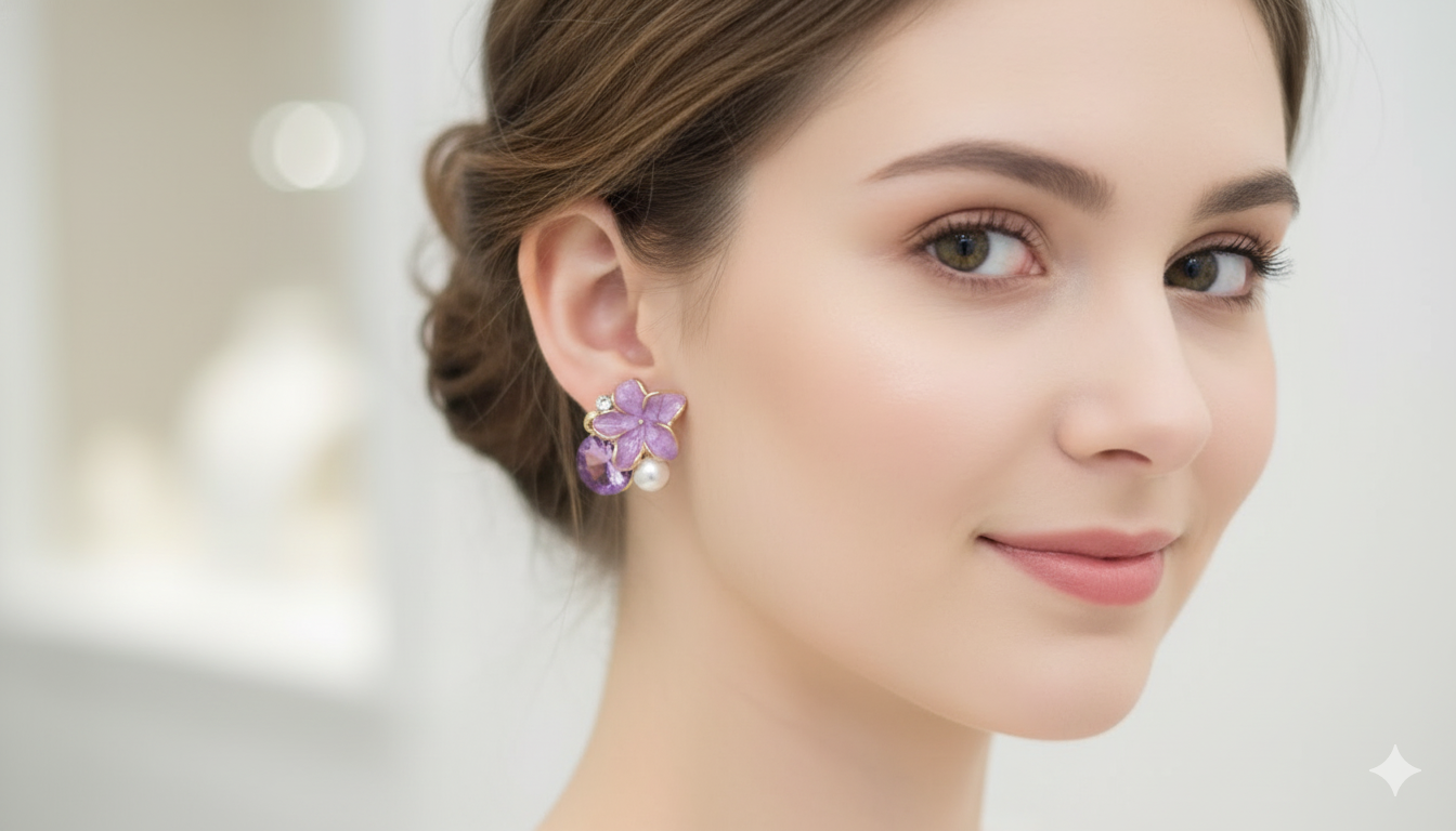 Mini hibiscus (purple)