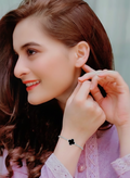 Van cleef & arpels bracelet black and silver(Mahnoorbano)