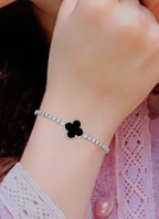 Van cleef & arpels bracelet black and silver(Mahnoorbano)