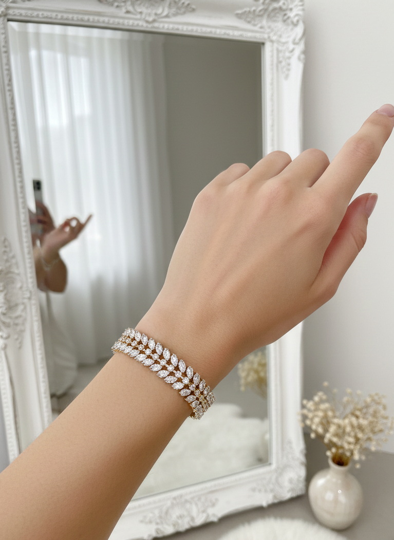 Double Boti Bracelet clear(Sheharbano)