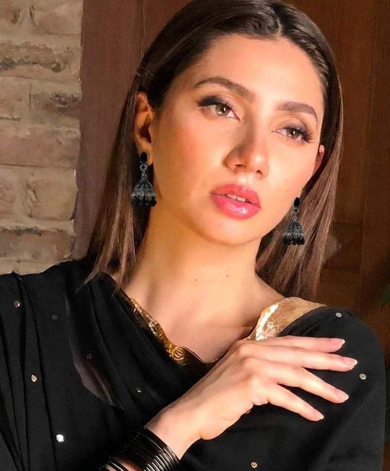 Zanaib Jhumki (Black)