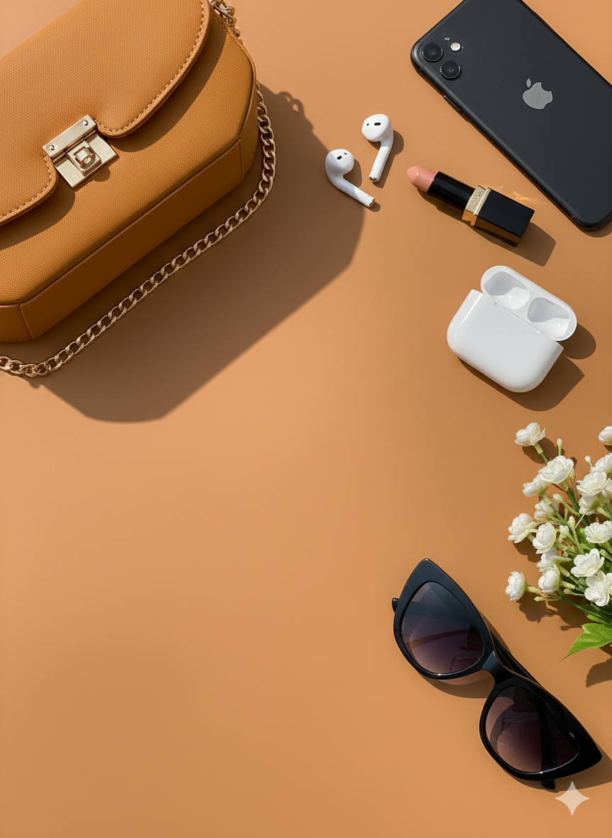 SWK-2 Brown Clutch Bag