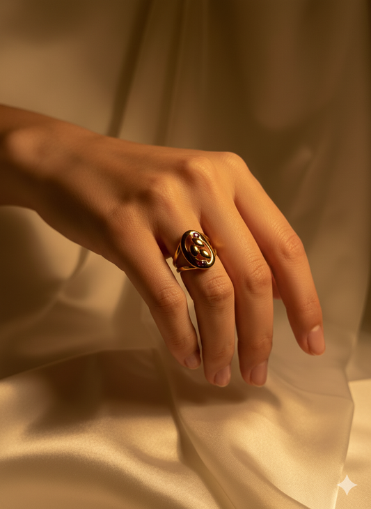 Gold Ring (Scarlet Dot)