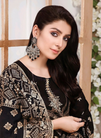 Suraj Mukhi Kundan (Silver And Black)