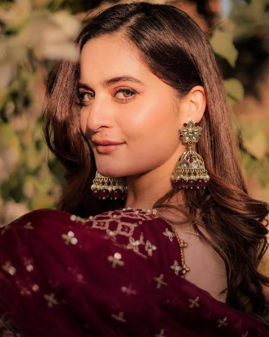 sitara maroon - NAZ collection