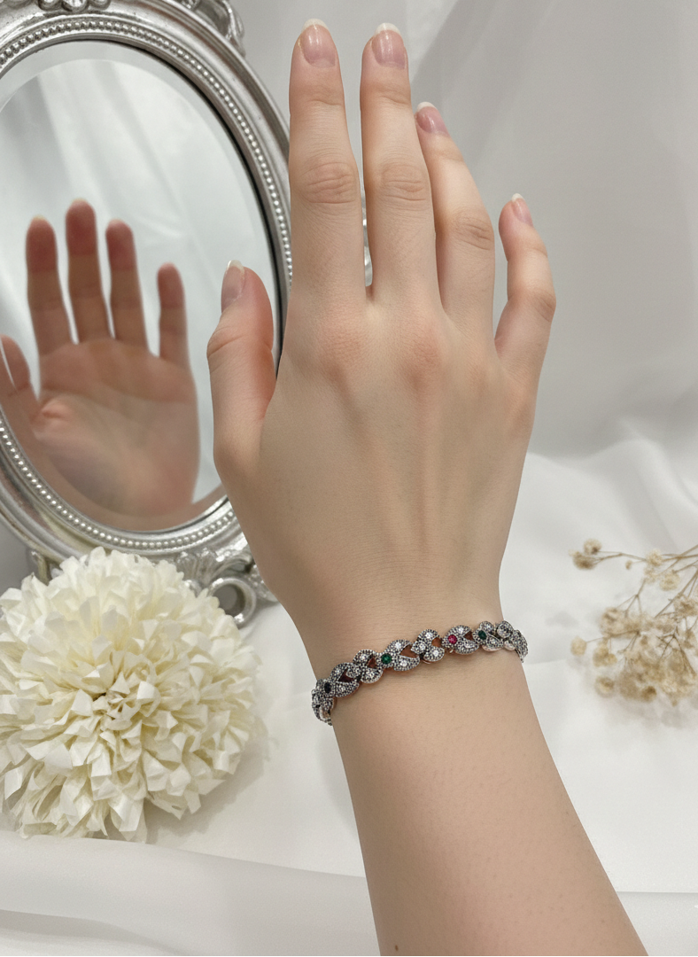 Antique Chandi silver Bracelet (Sheharbano)