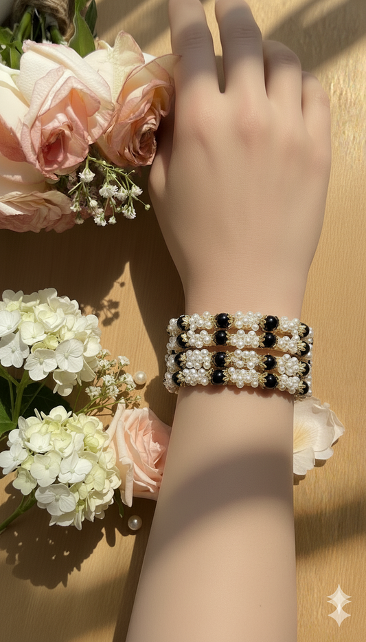 Muskan moti Bangles - Black