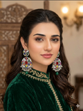 Fatima earring silver and multi (Sheharbano)