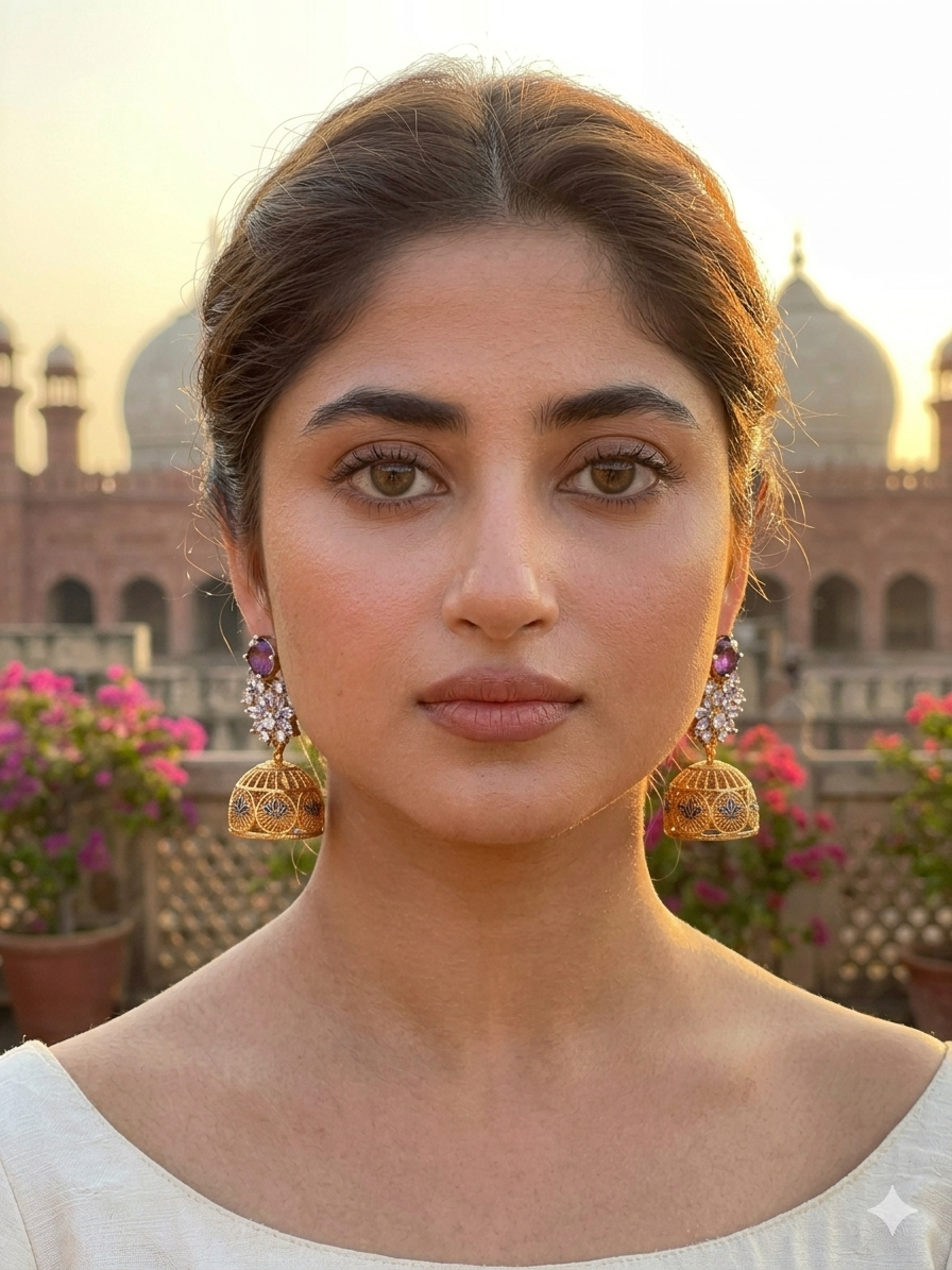 Kamdaani Jhumkay - Purple