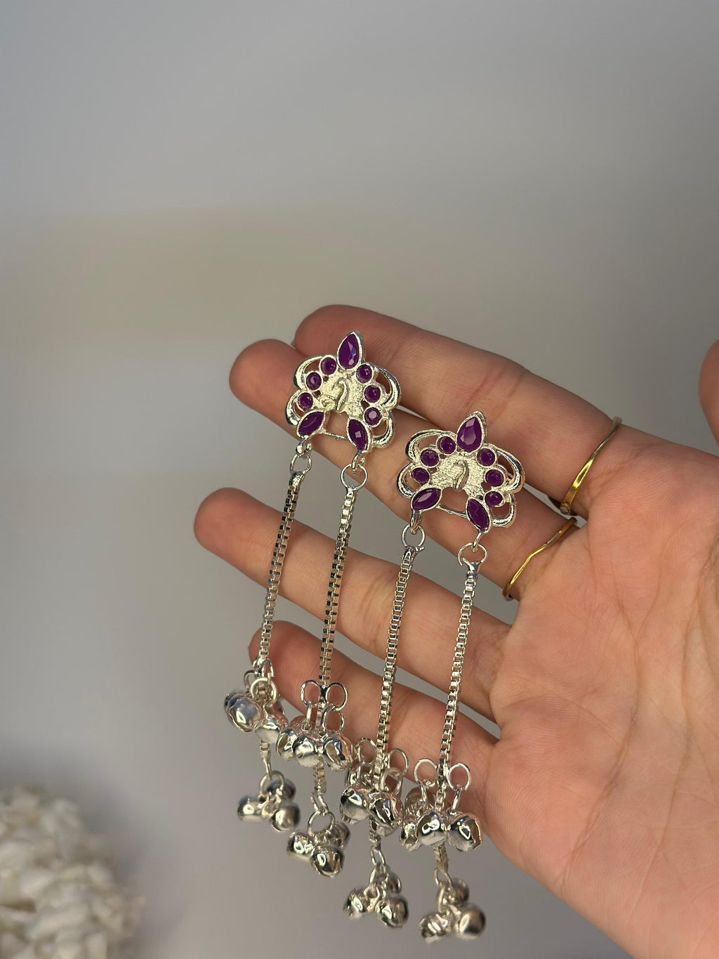 Patang (magenta and silver)