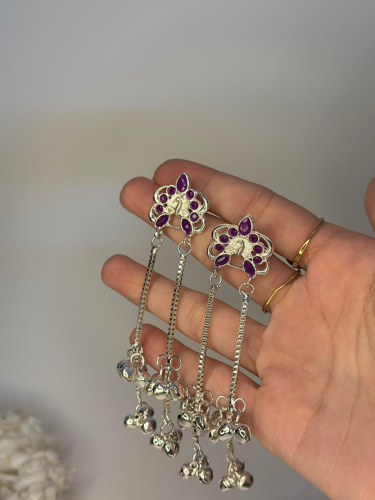 Patang (magenta and silver)