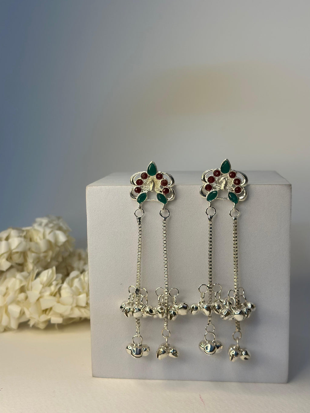 Patang (green red and silver)