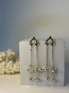 Patang (green red and silver)