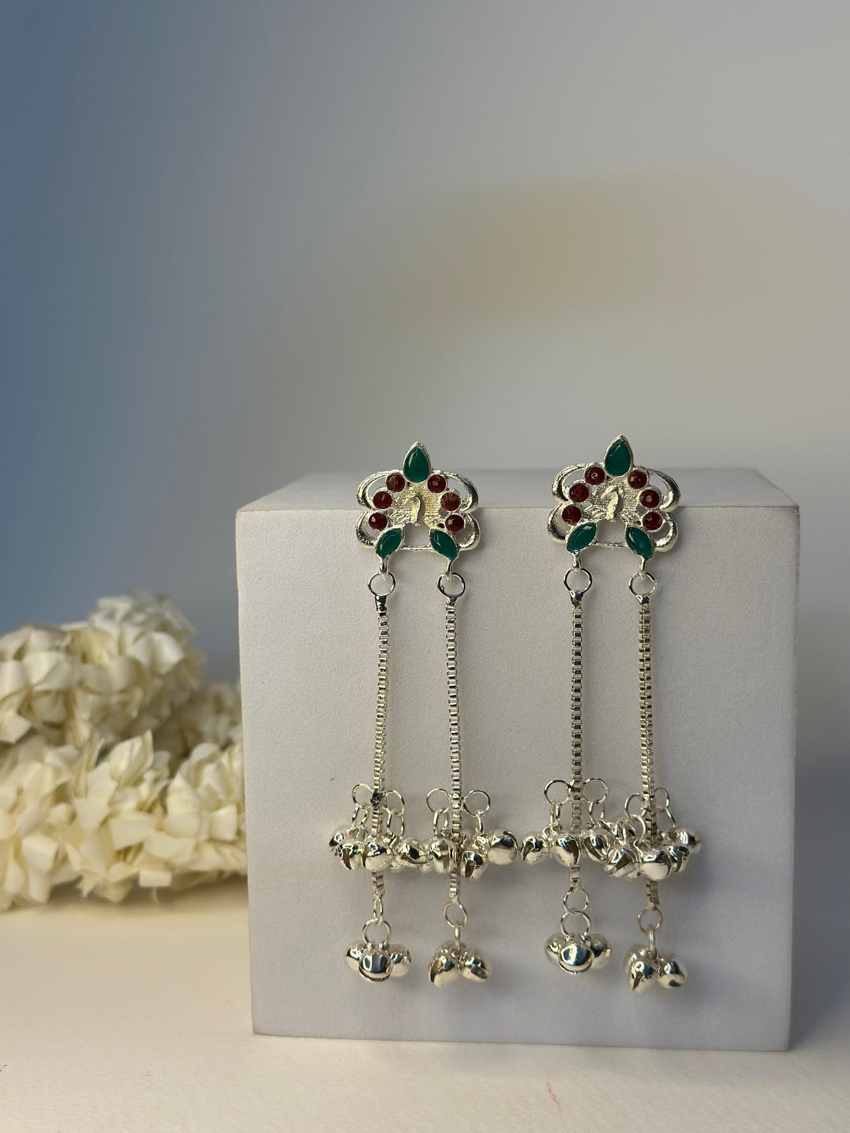 Patang (green red and silver)