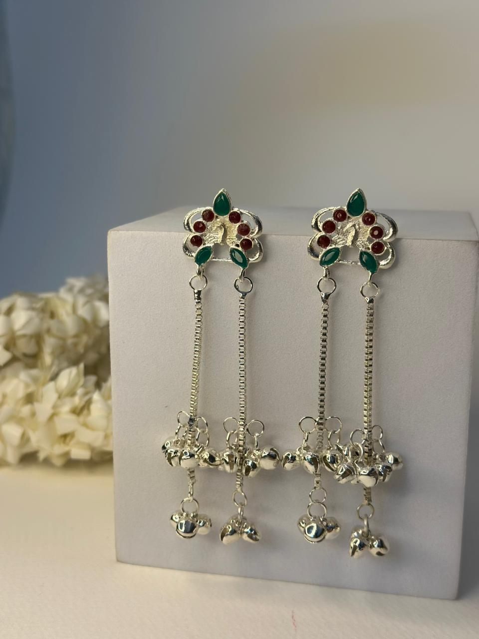 Patang (green red and silver)