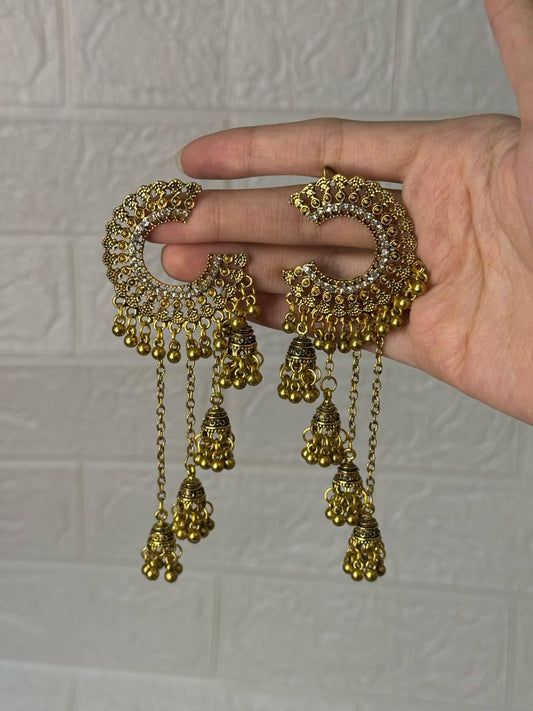 Hania jhumky gold