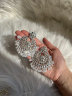 durrefishan Kundan moti - Silver