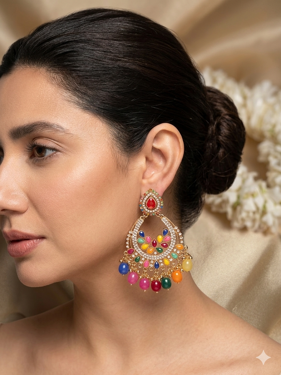 Nilofer khass collection-gold and multi