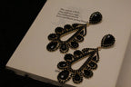 Sparkling Floral Droplets -  Black