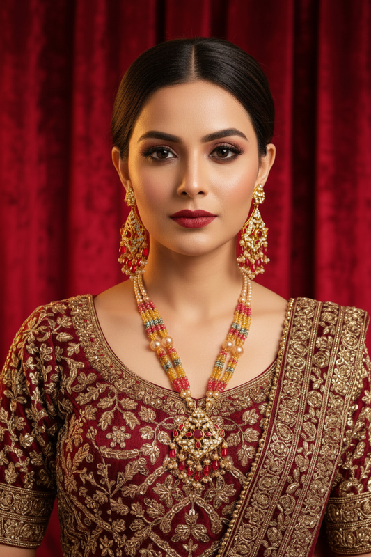 CD-21 Laal sunehri Maala