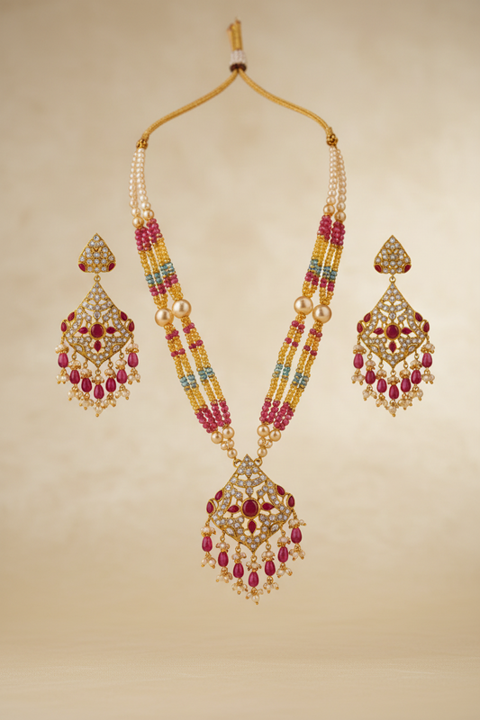 CD-21 Laal sunehri Maala