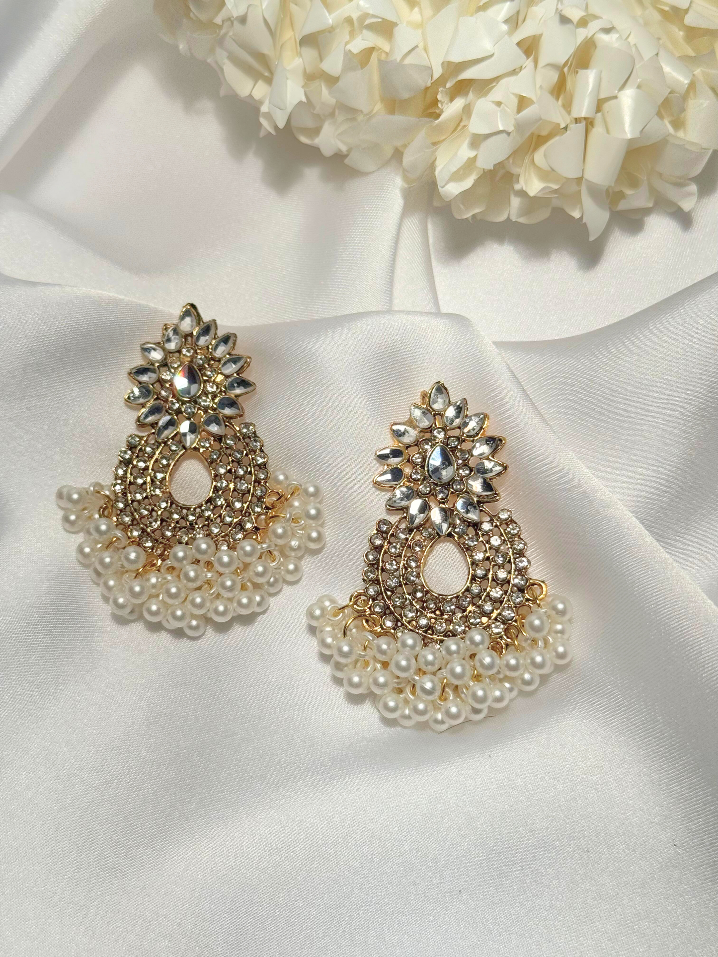 Gold Earring pineapple - Antique