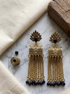 Warq Jhumkay - Gold Black
