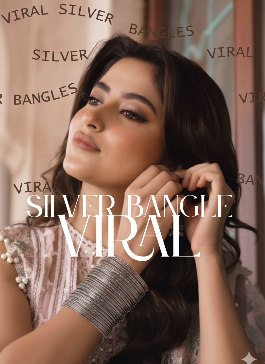 Silver bangles (30 Pieces)