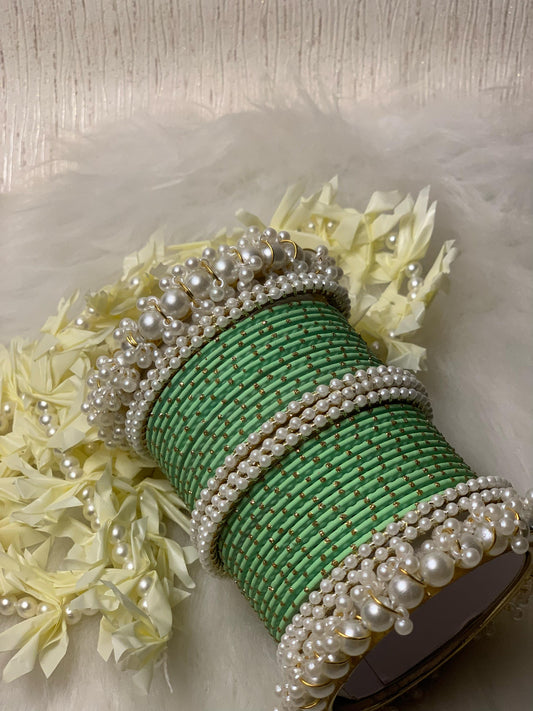 Green Bangles set