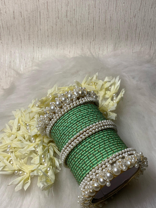 Green Bangles set