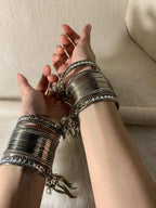 Silver Bangles Sets (both arms)