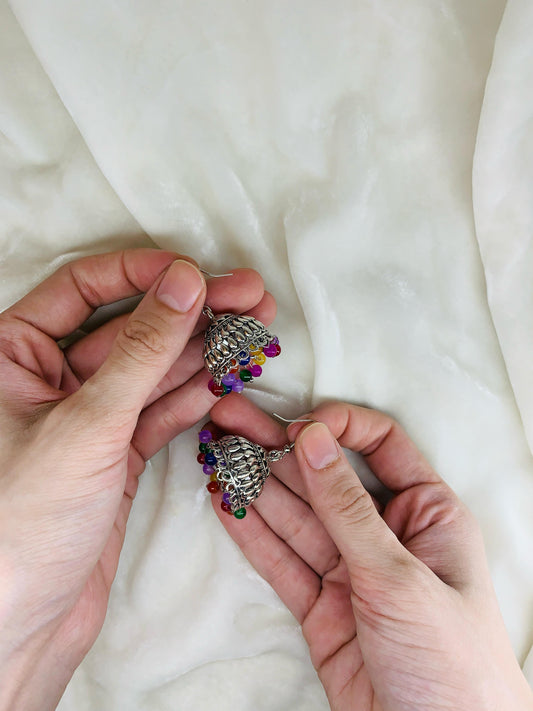 (OS) Katuri Jhumki multi color