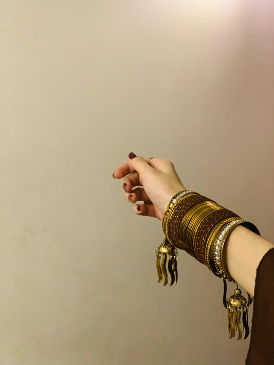 Brown ang Gold Set