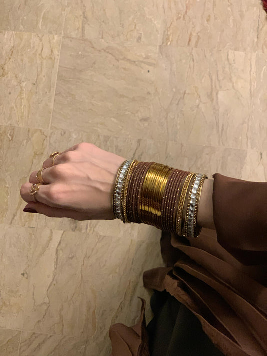 Brown ang Gold Set