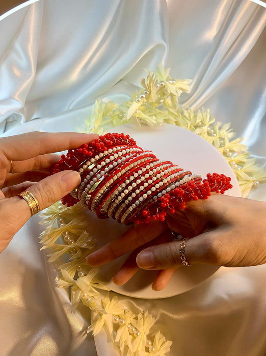 Red Bangles Set