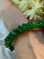BDS-18 Pearl Beaded Bangles (Green)