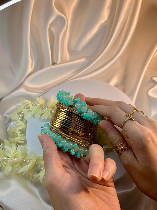 Turqouise Gold Set