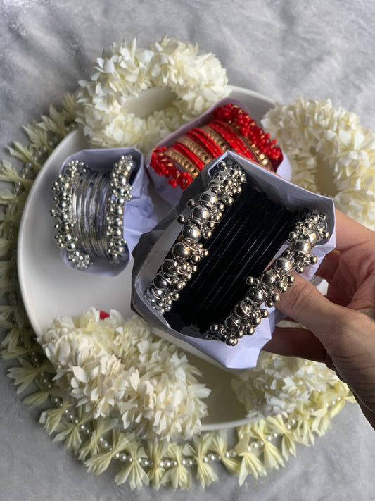 Black Bangle Set