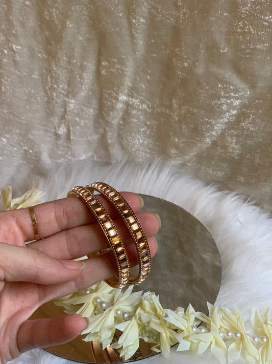 Kundan Karay (Gold Pair)