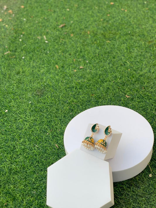 Meena Jhumkay (Green)