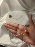 Red Jhumki Saharay
