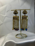 Warq Jhumkay - Gold Multicolor