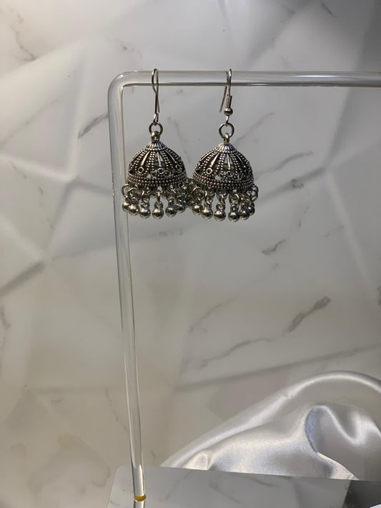 Dandi Jhumkay - Silver