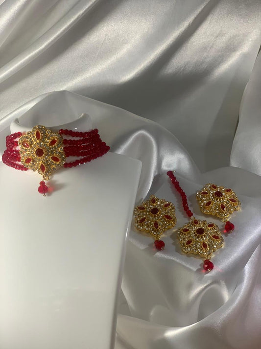 Chameli Set - Red