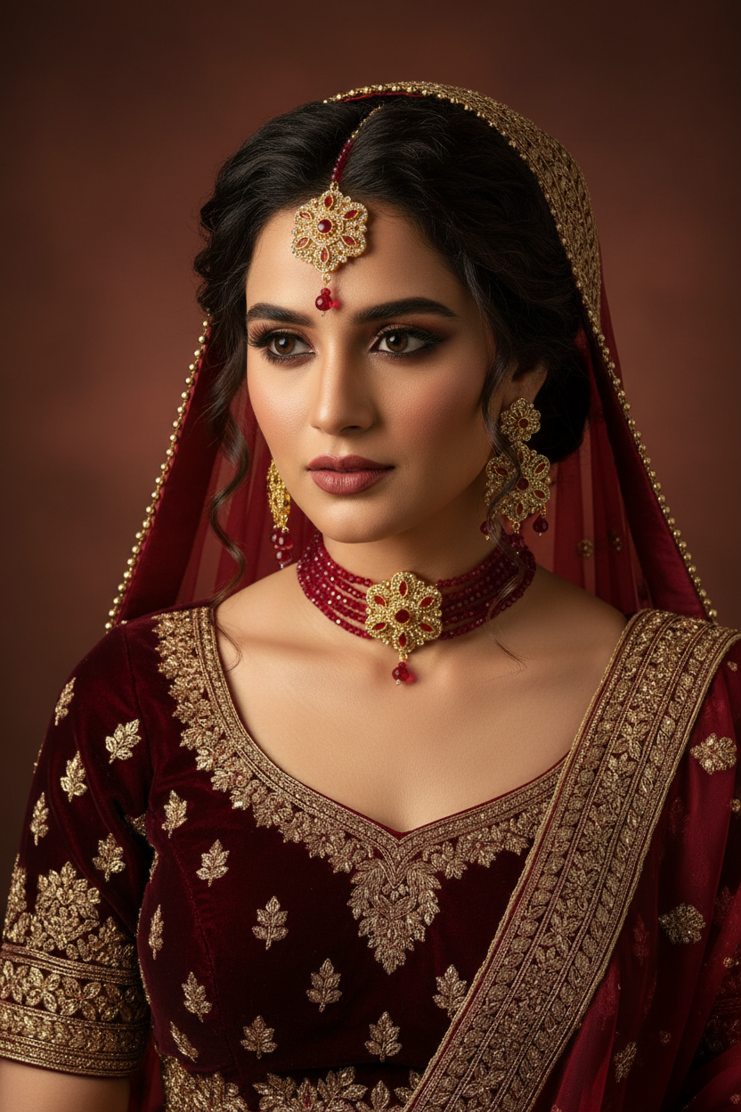 Chameli Set - Red