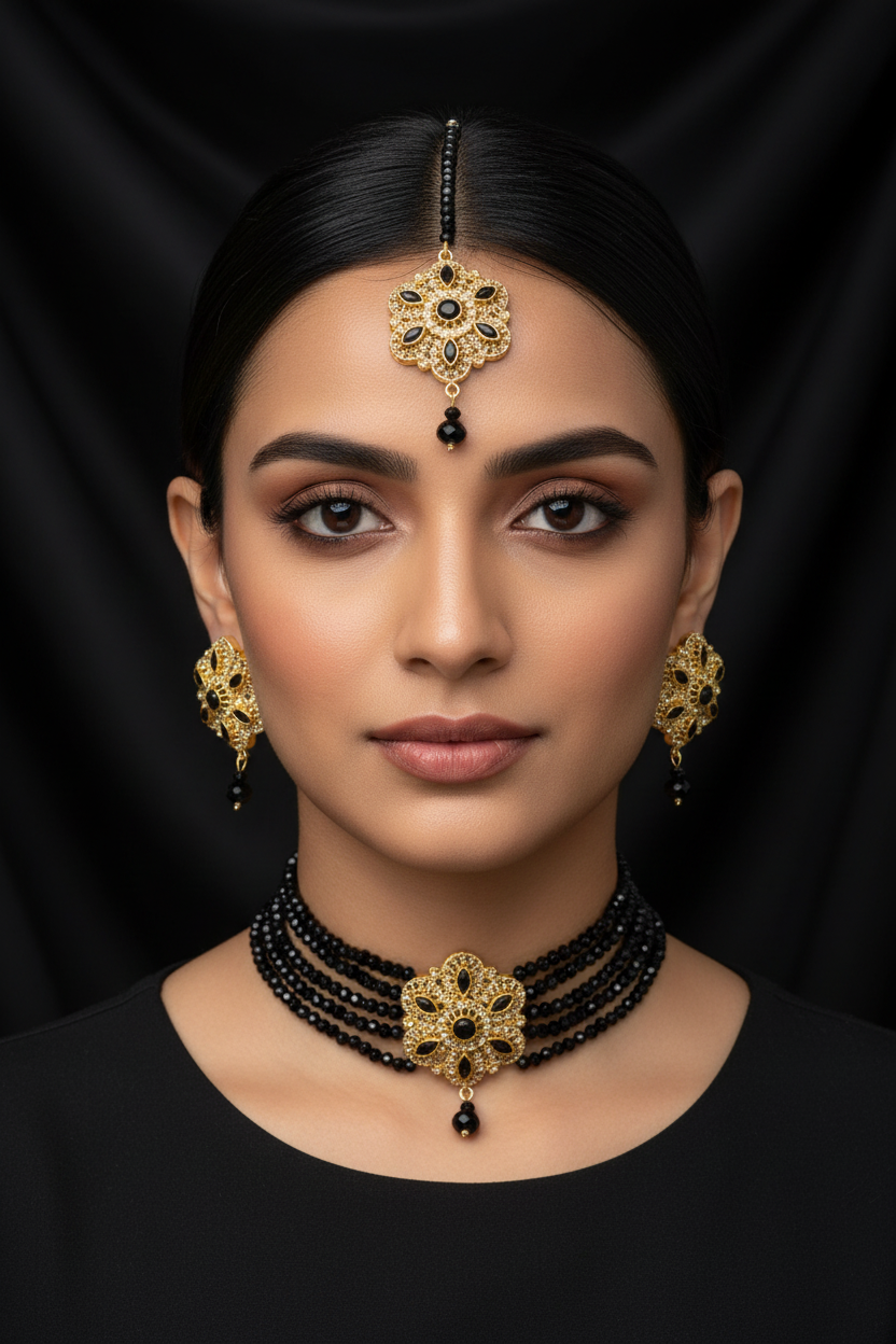 Chameli Set - Black