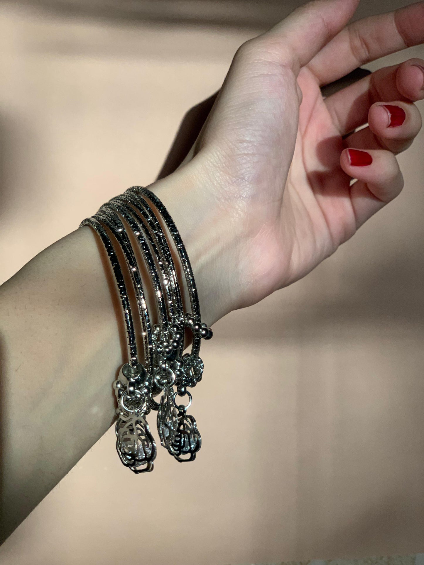 Latkan banges set - Silver