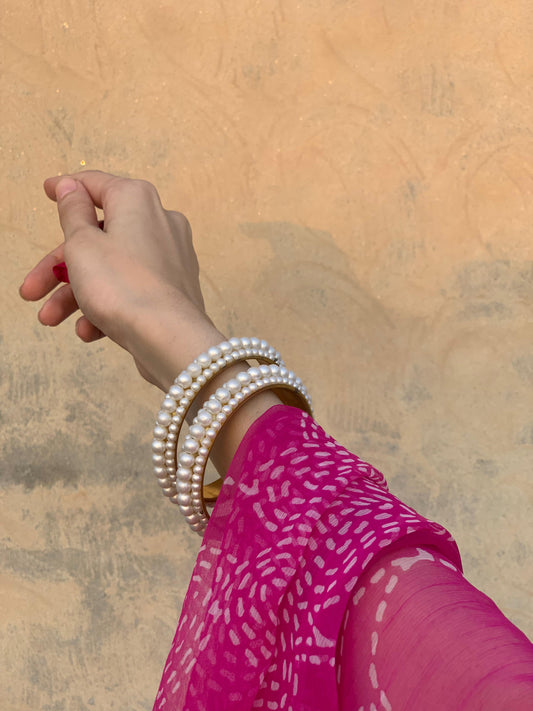 Double sided pearl karray