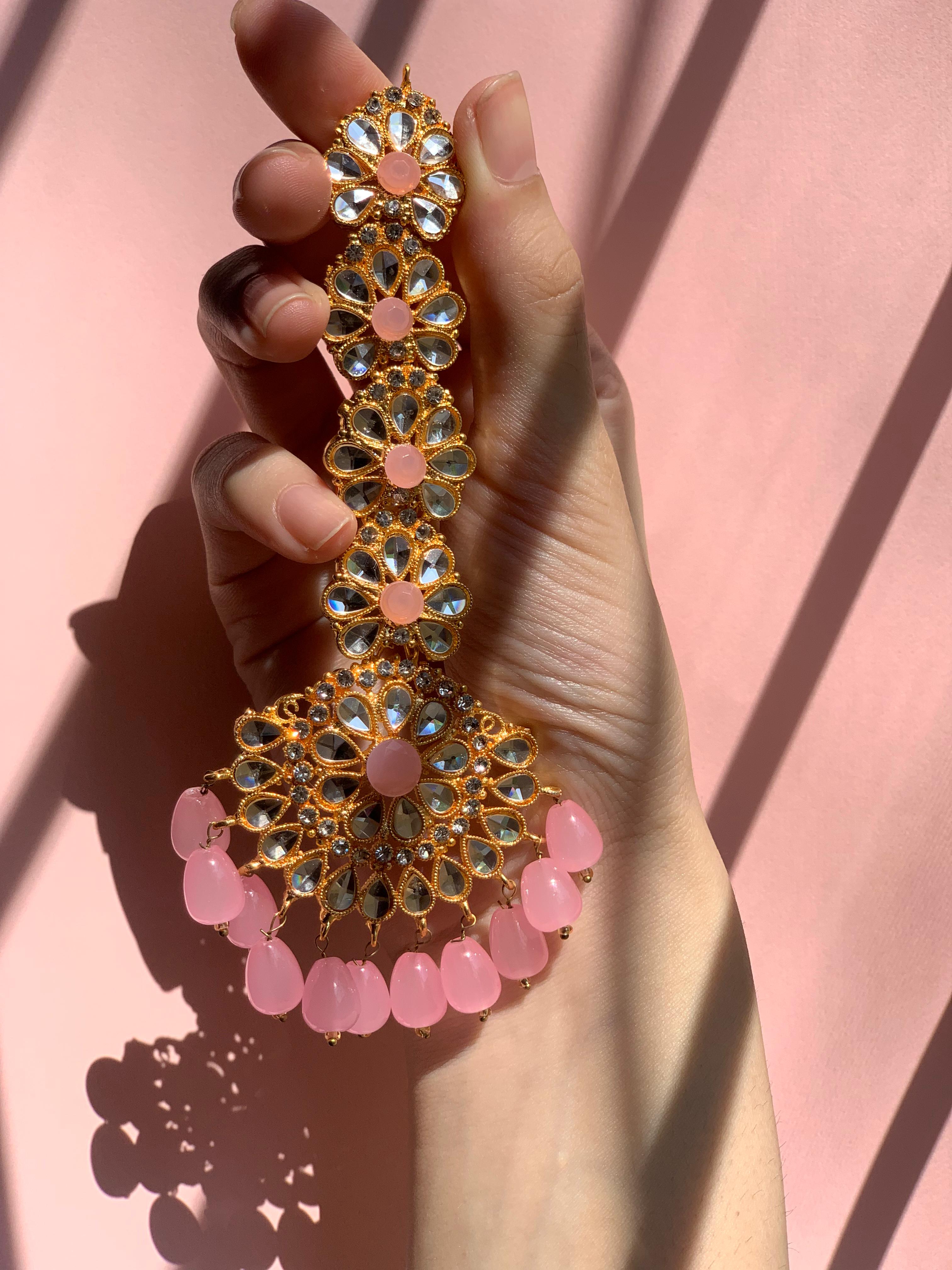 kundan Rani bindiya - Pink