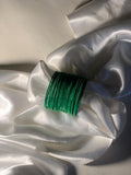 Velvet Bangles - Green